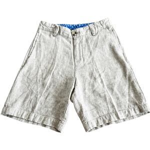 J. Bailey Boys Linen Blend Shorts‎ Size 7 Tan Beige Dressy Lightweight